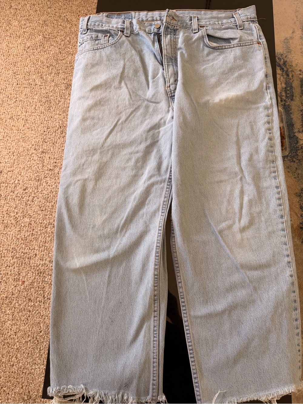 MADE IN USA Vintage Levi’s 550  Men’s 40x30 Light Wash Baggy Y2K. - Picture 4 of 4